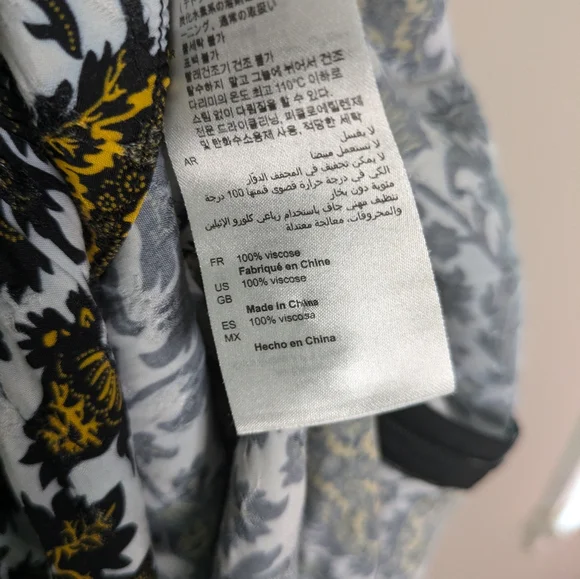 Sandro Dami Floral Mini Dress Size 36 - Picture 10 of 11